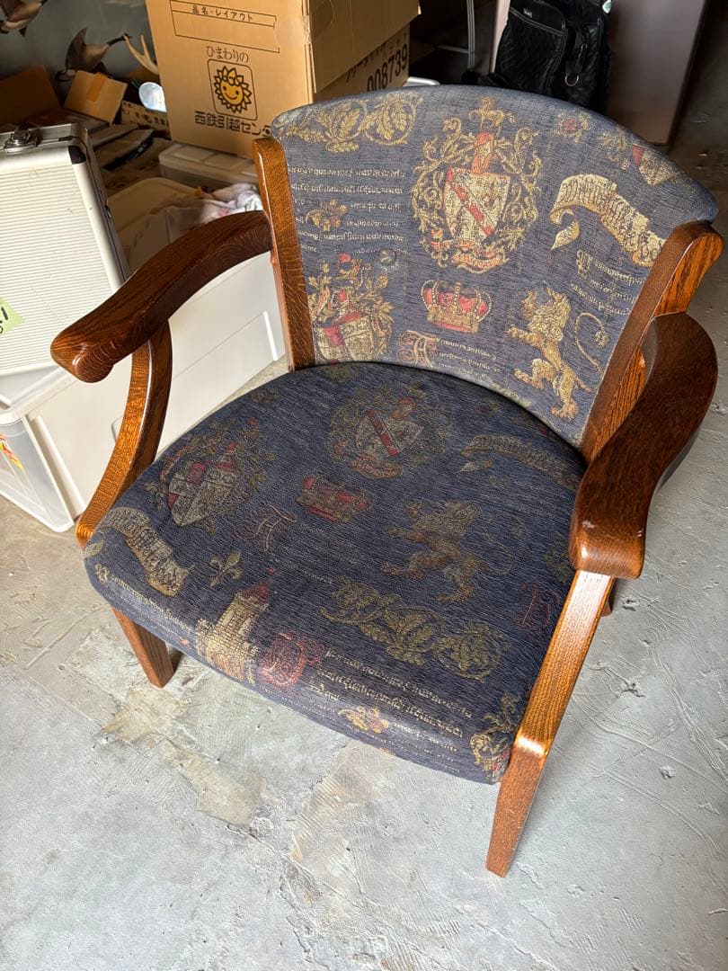 GY0114 三越家具　ブルージュ　木製椅子　チェア