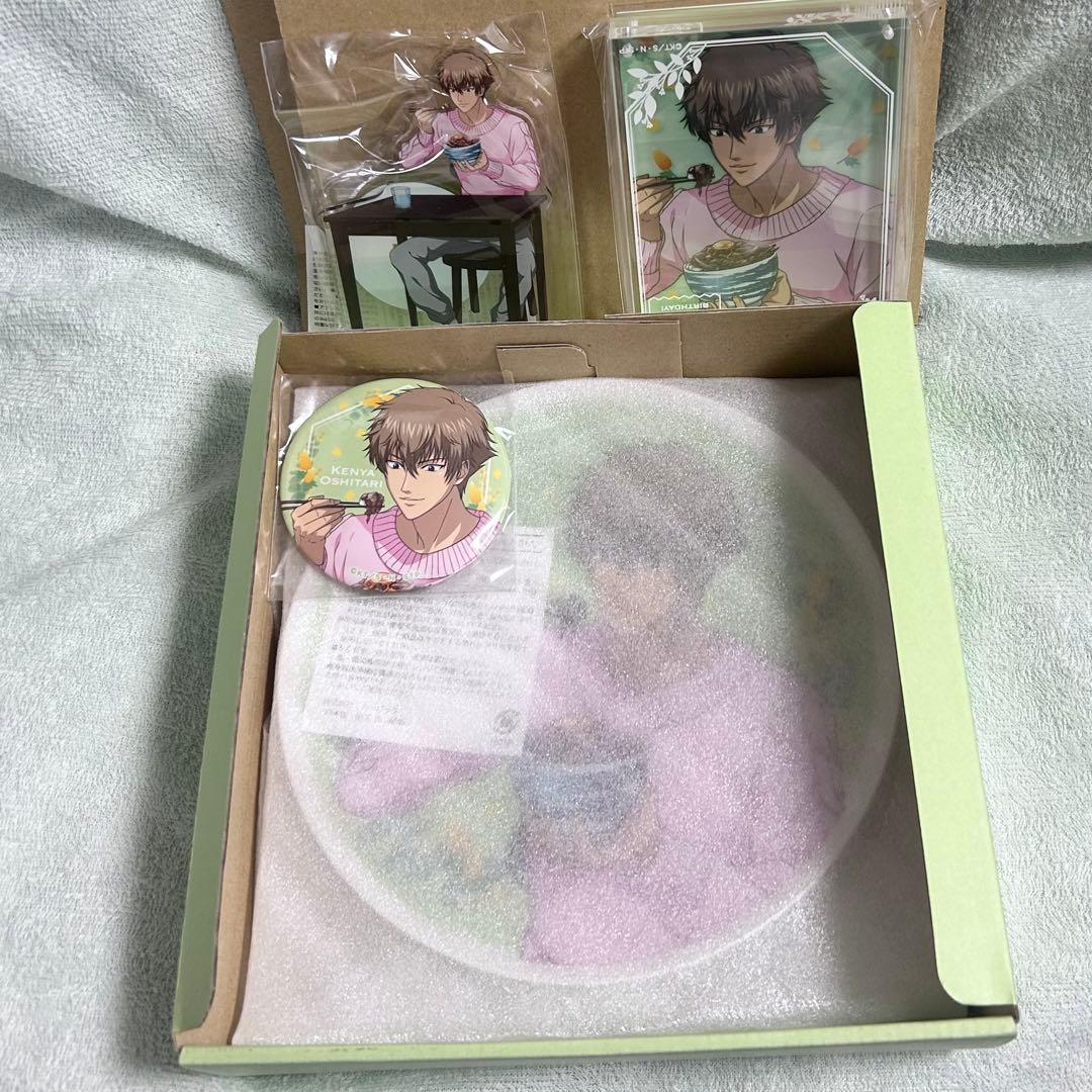 テニスの王子様　テニプリ　新テニ　忍足謙也　バースデー　缶バッジ　アクスタ