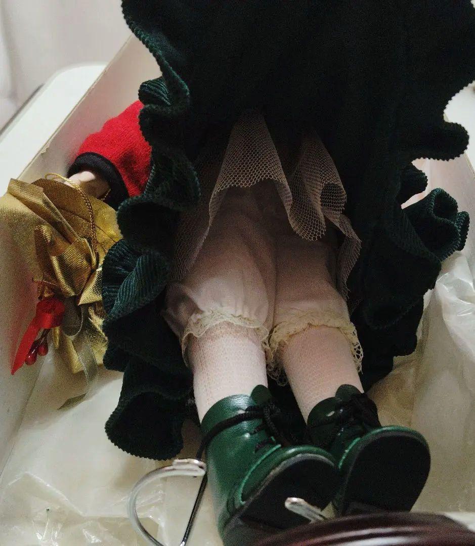 ビスクドール　 クリスマスドール　　アンティークドール　箱入り