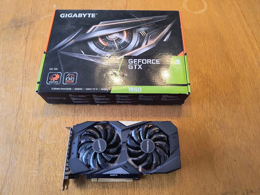 グラフィックボード・グラボ・ビデオカード GIGABYTE GEFORCE GTX 1660 OC 6G