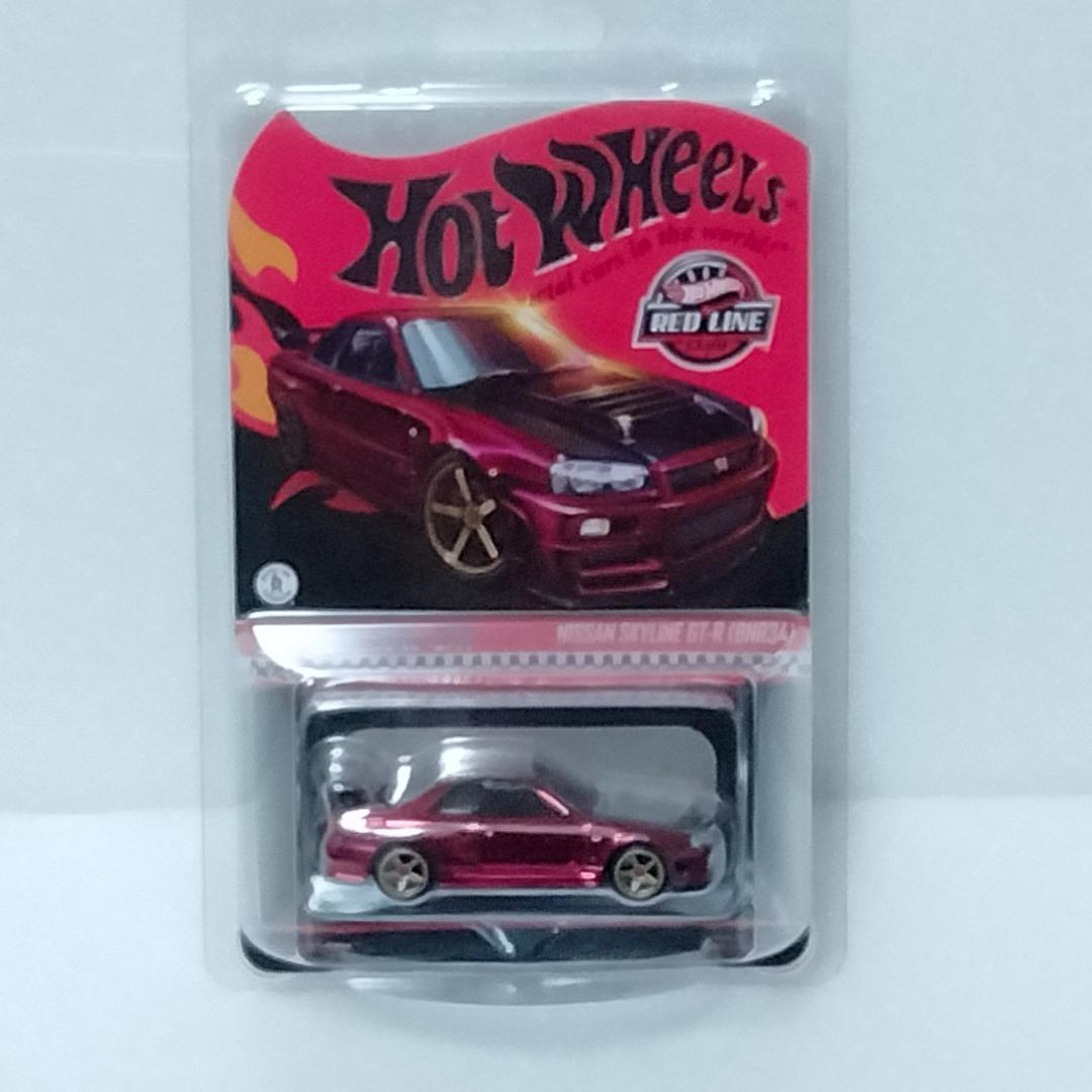 新品 ホットウィール RLC 日産スカイライン GT-R BNR34 レッド