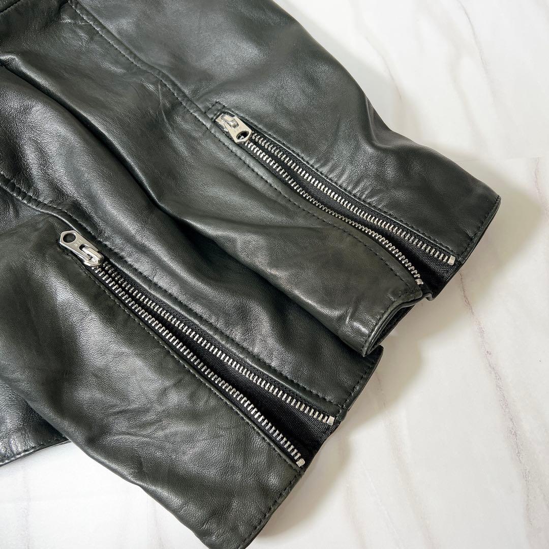 G-STAR RAW シングルライダース ロゴプレート ブラウン US M