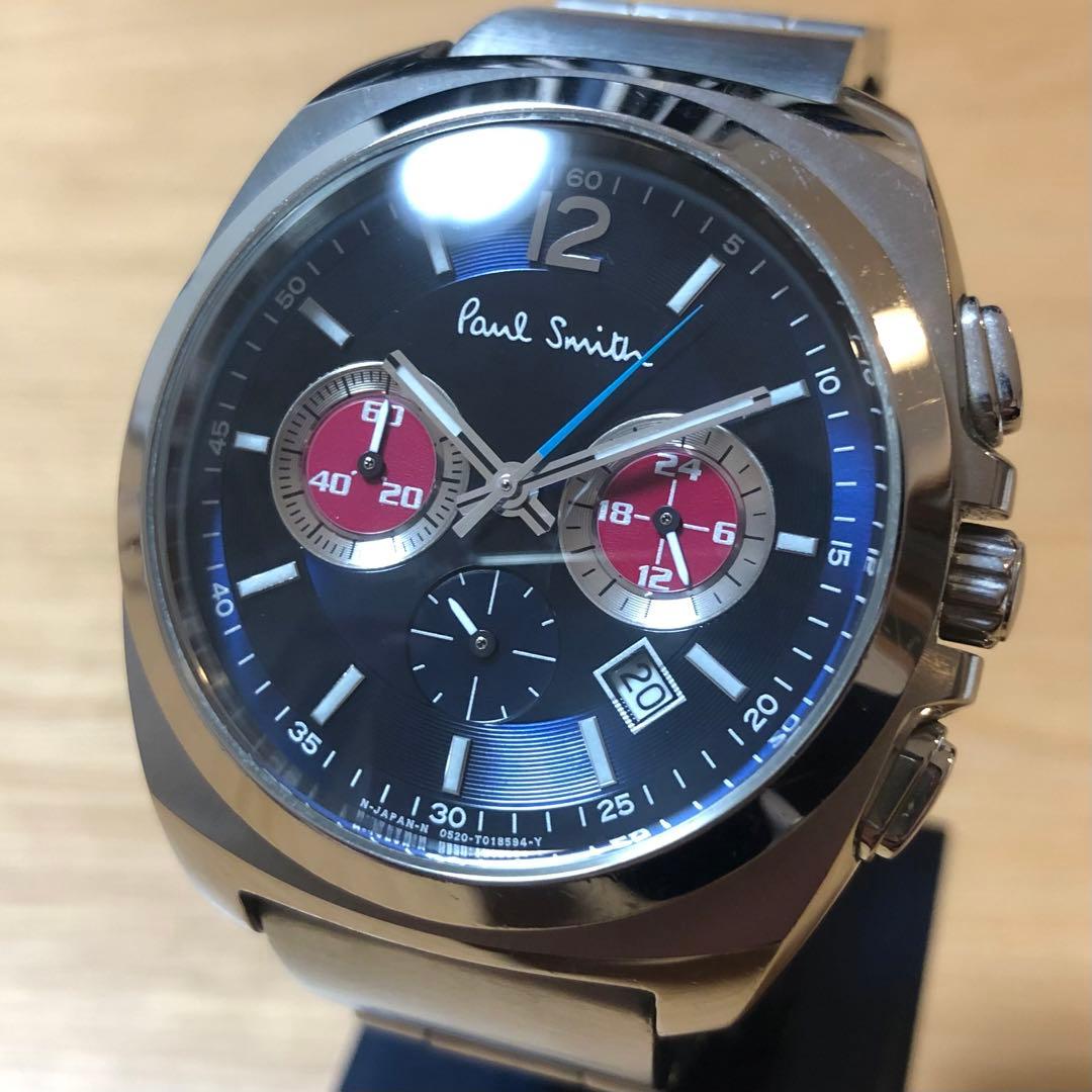 M*a様 ポールスミス Paul Smith クォーツ クロノ ファイナルアイズ