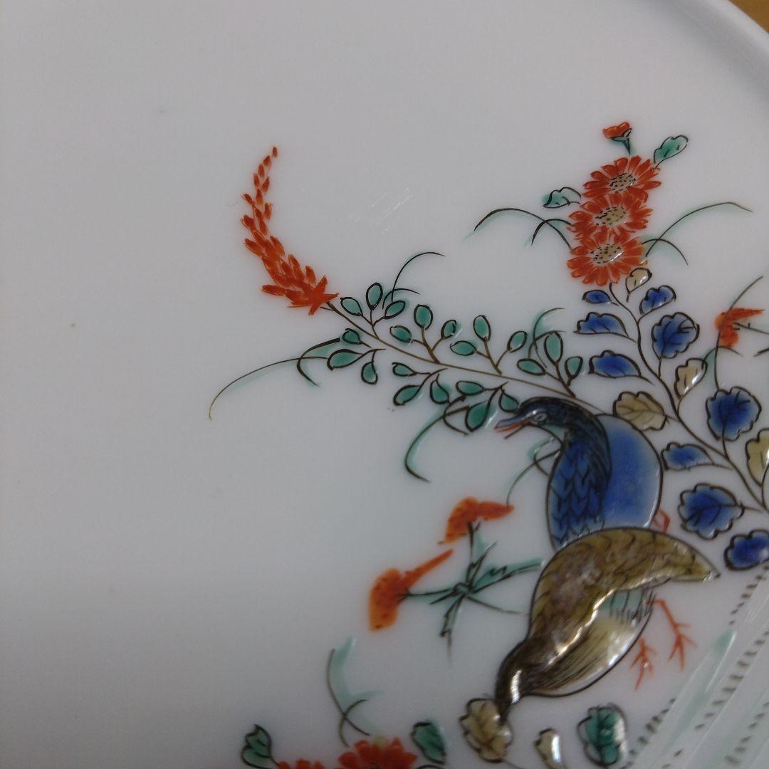 十二代酒井田柿右衛門　錦手　菓子皿　5枚揃い　柿右衛門