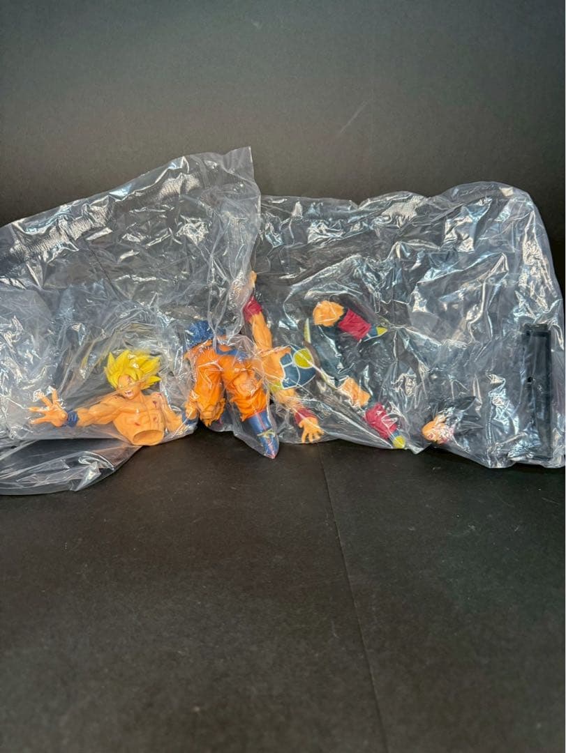 【日本国内正規品/未使用】とよたろうが描いてみた 親子かめはめ波　フィギュア2点