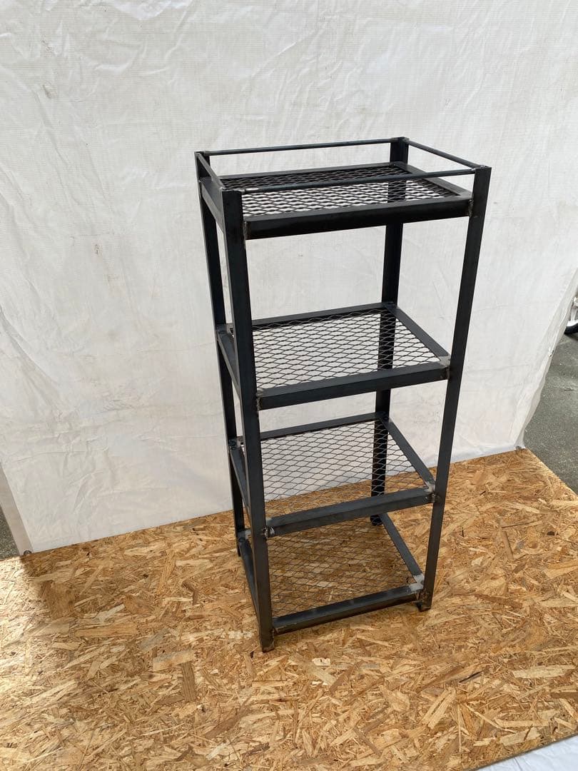 アイアンシェルフ　アイアンラック　アイアン家具　インダストリアル 植物棚