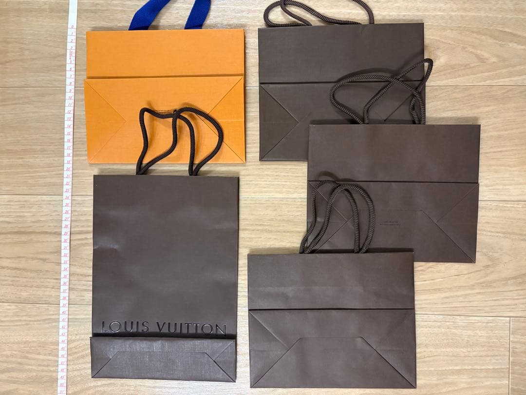 【まとめ売り】ブランド紙袋 ショッパー 30枚＋1枚　GUCCI紐4本