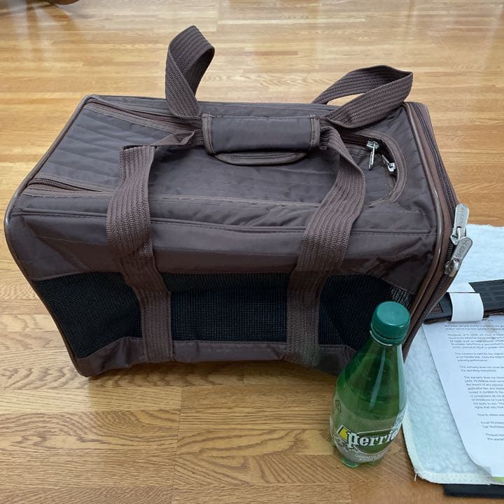 Sherpa original delux ブラウン ペットソフトキャリーバッグ