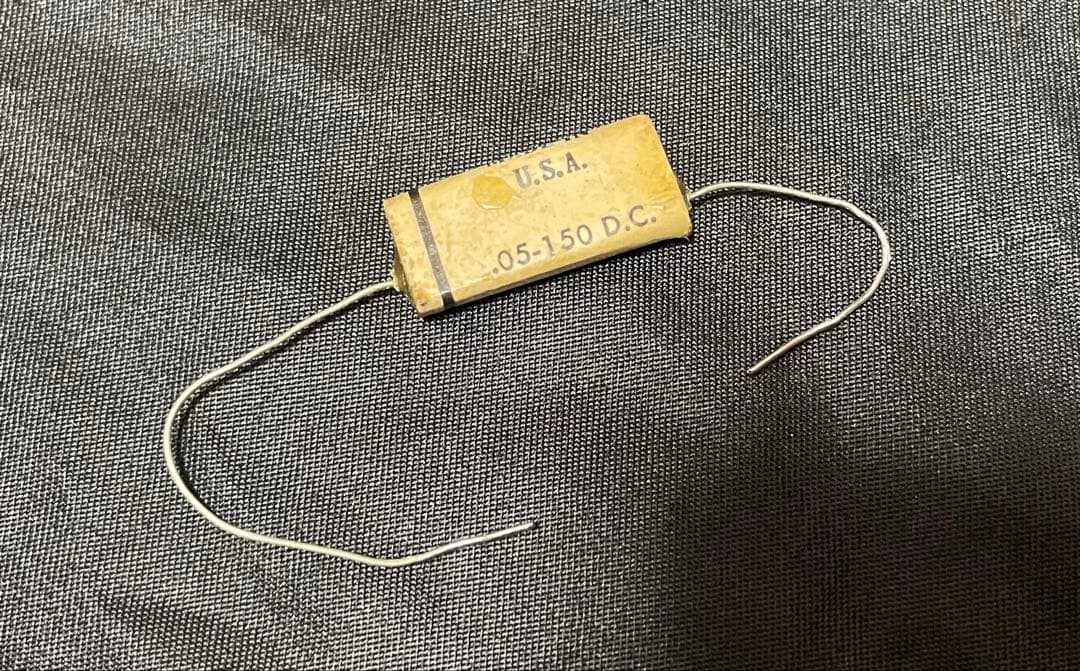 Sprague Flat Box 0.05uF/150VDC コンデンサー