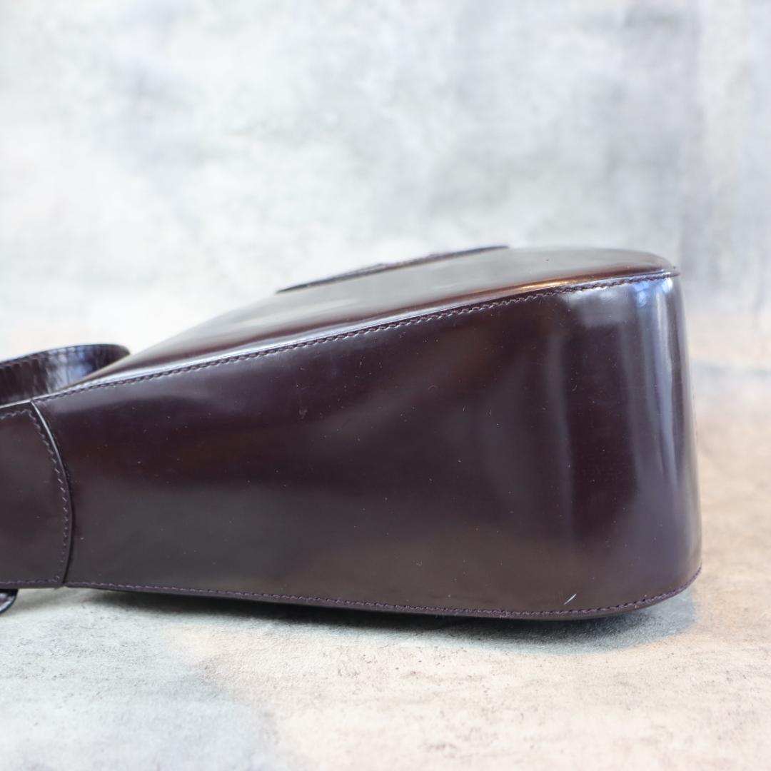 GUCCI グッチ SOHO ソーホー ショルダーバッグ エナメル