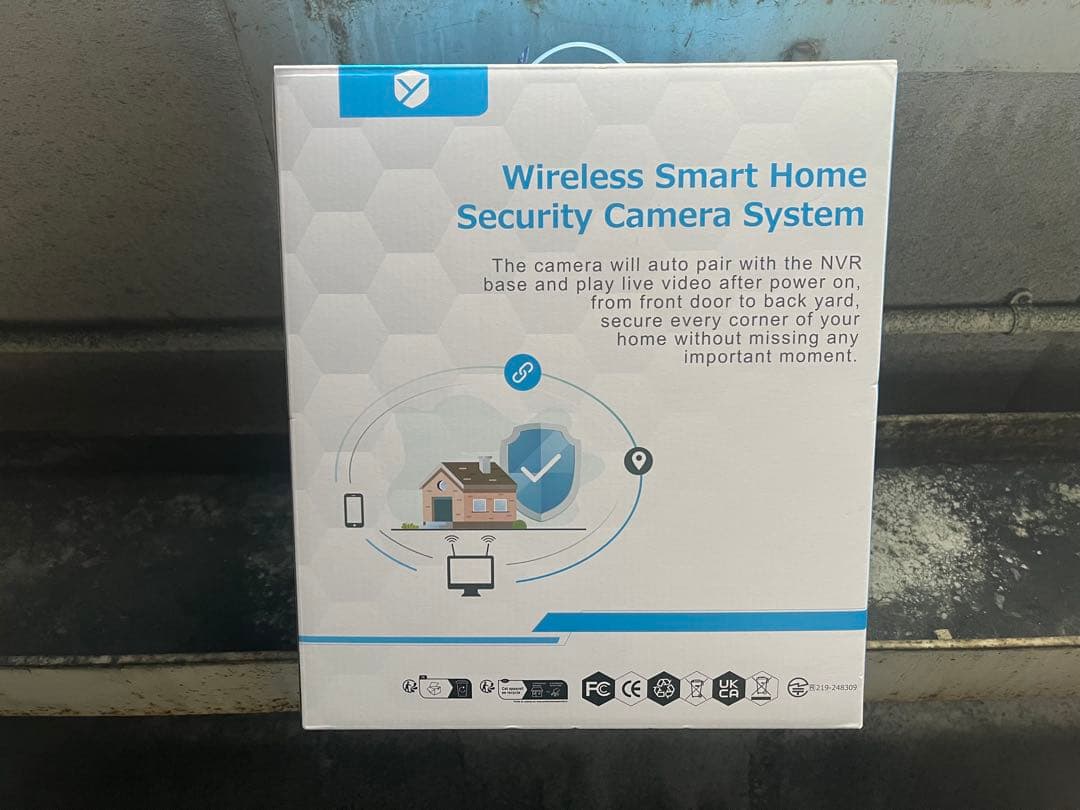 【500万画素10インチモニター】防犯カメラ ワイヤレス 屋外 YESKAMOO