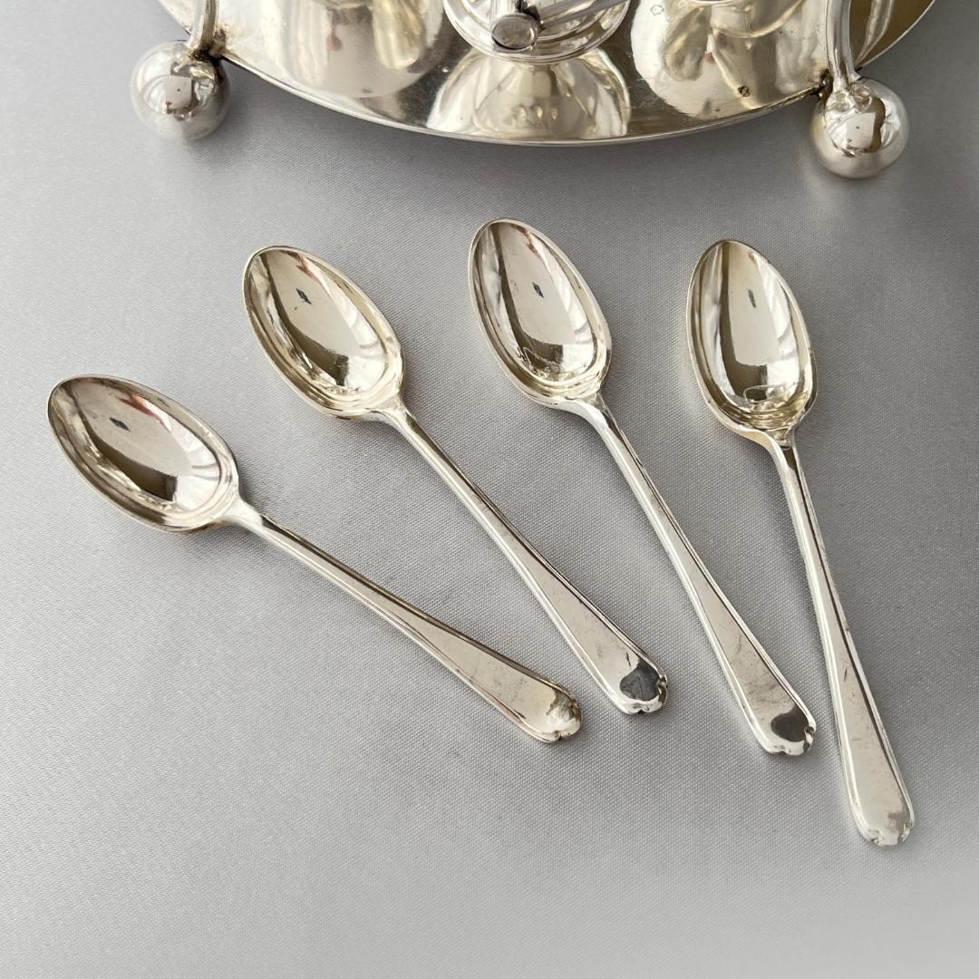 【Walker & Hall】 アールデコ エッグセット エッグカップ