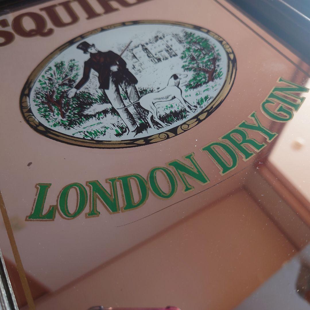SQUIRES LONDON DRY GIN パブミラー