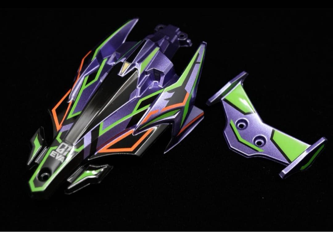 Are様　ミニ四駆　ポリカボディ　初号機　4点