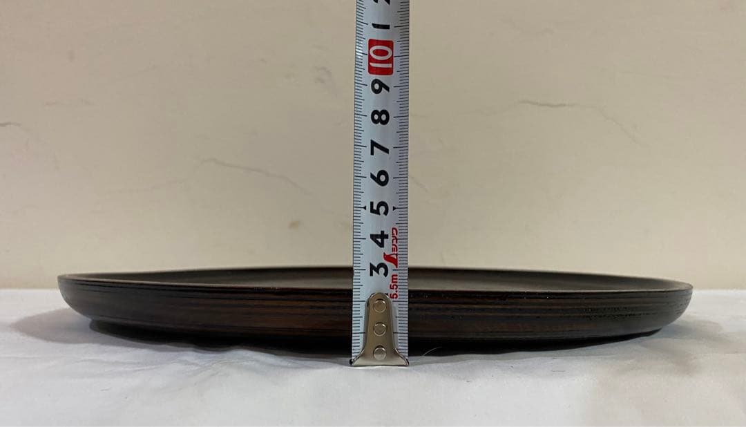 山中塗り　丸盆5枚