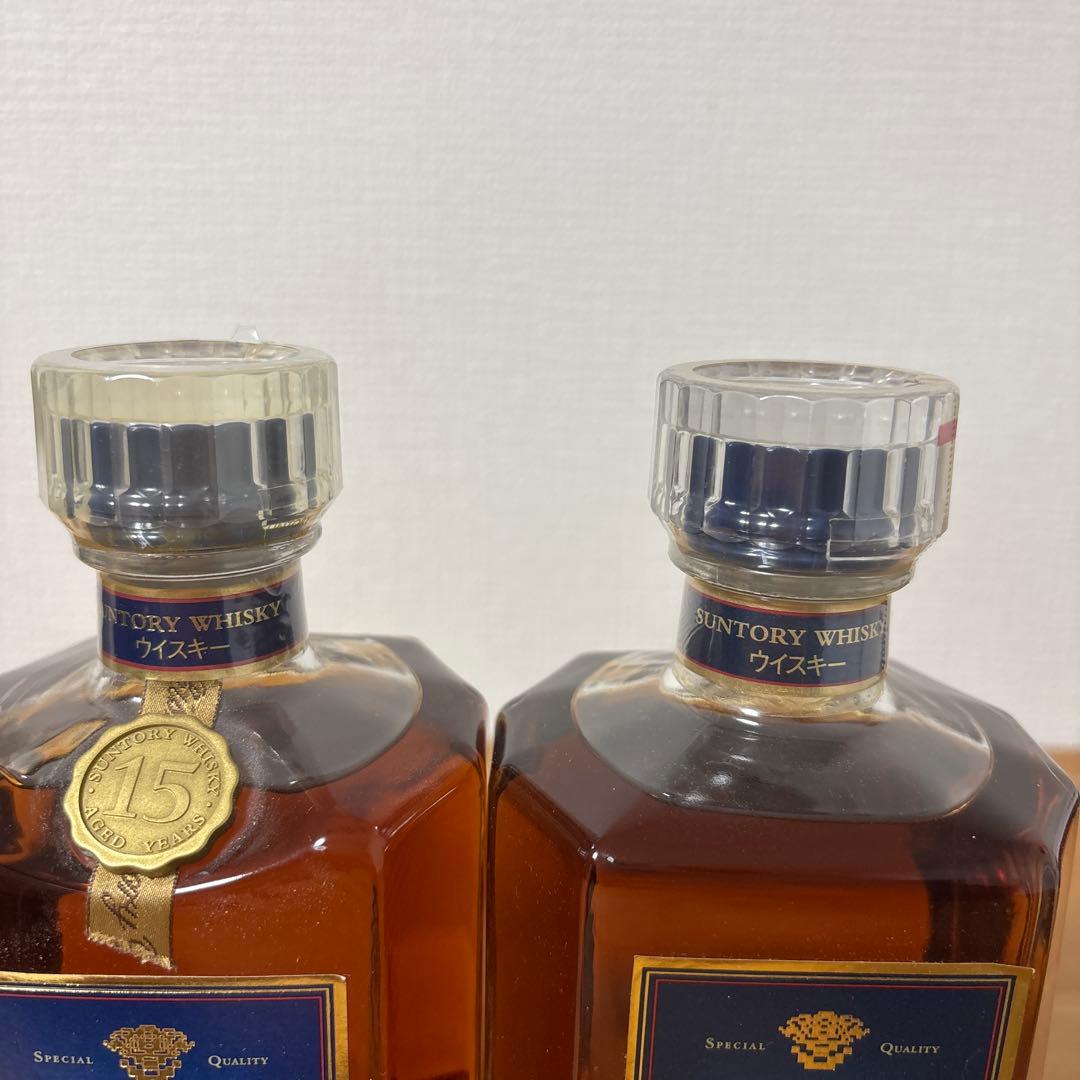 サントリーウイスキーローヤル15年　スリムボトル 660ml ２点セット