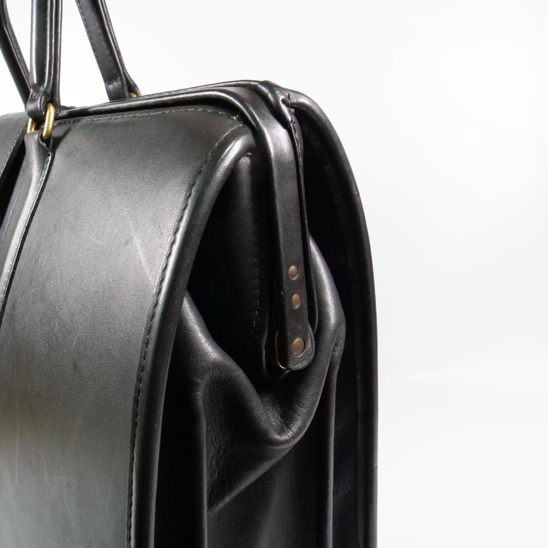 希少美品✨オールドコーチ ダレスバッグ 5420 USA製 自立 ブラック