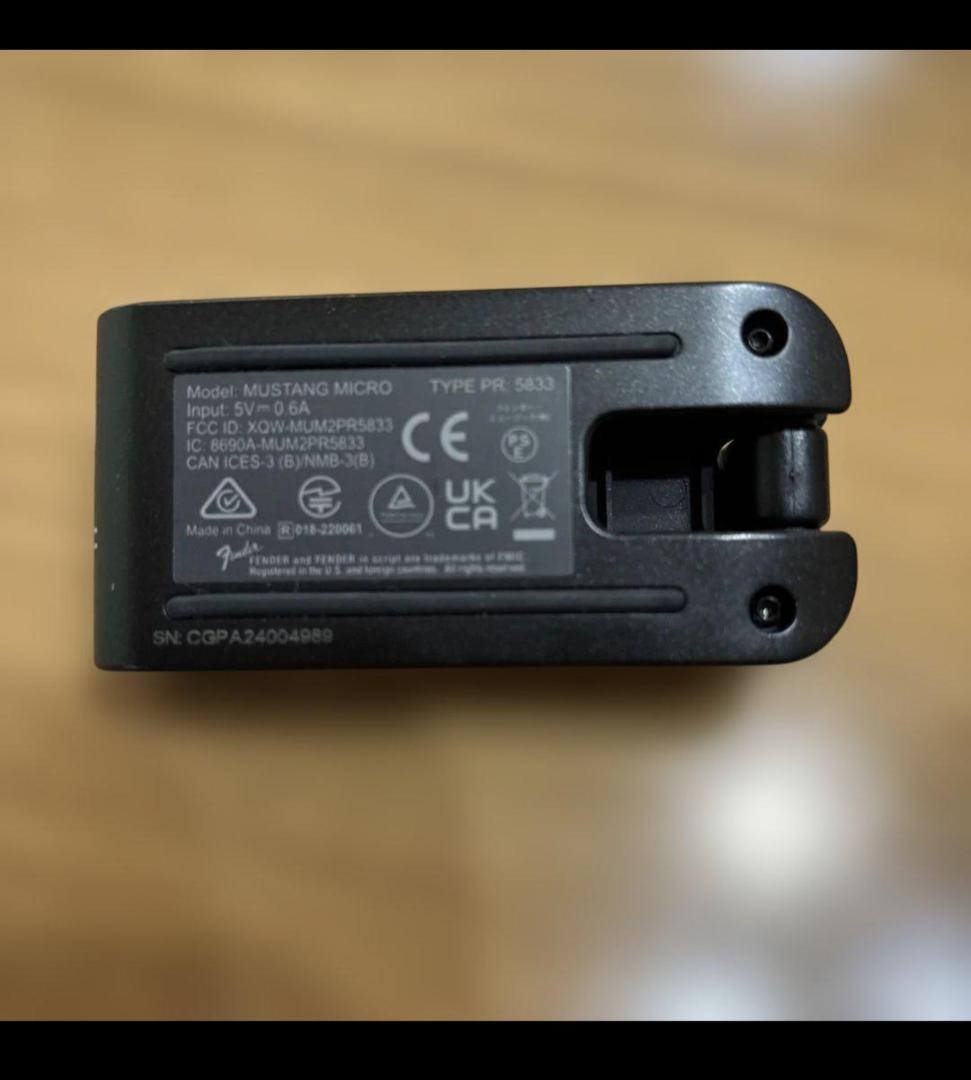 Fender MUSTANG MICRO ギター ヘッドフォン アンプ