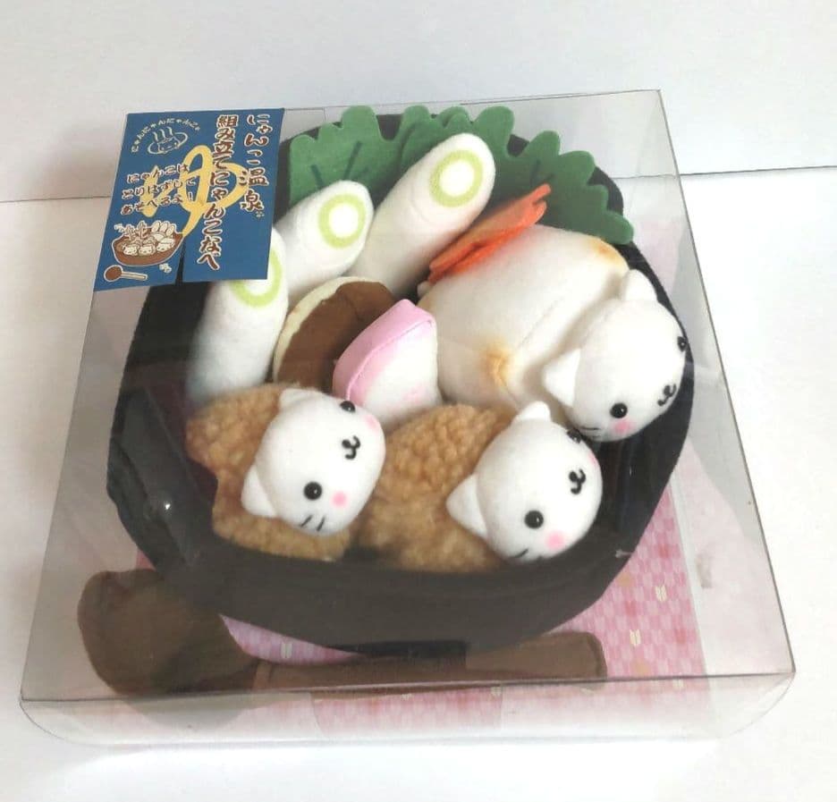 にゃんこ温泉　組み立てにゃんこなべ　ぬいぐるみ