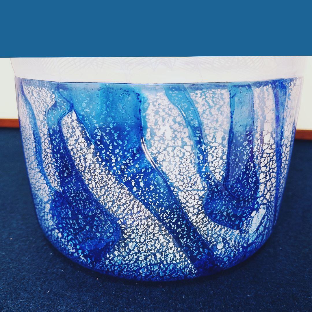 ムジカAM13 安田泰三Taizoカラス水指 手吹きレース文様 木蓋付歴書