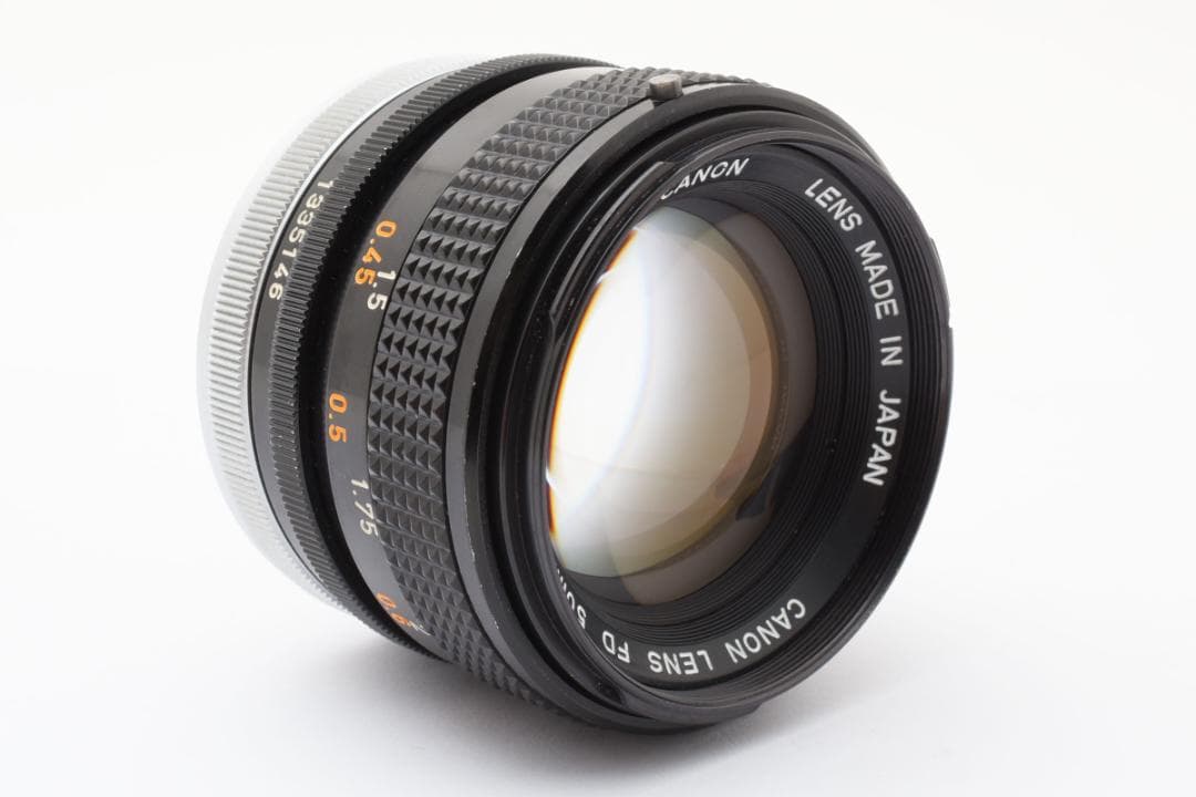 美品 CANON FD 50mm f1.4 S.S.C MF レンズ C830