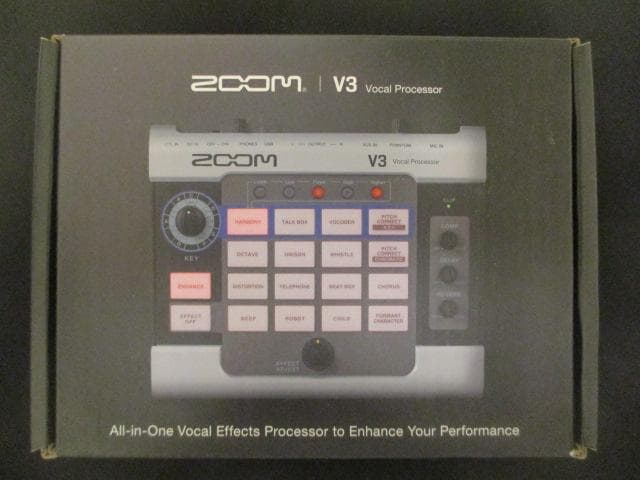 ZOOM V3 ボーカルプロセッサー ACアダプター 付属