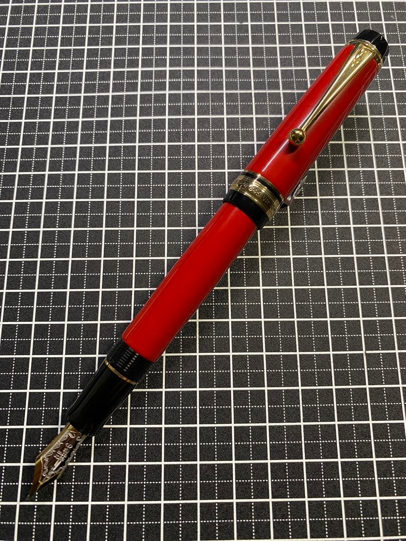 PILOT CUSTOM 845 朱　万年筆　字幅F