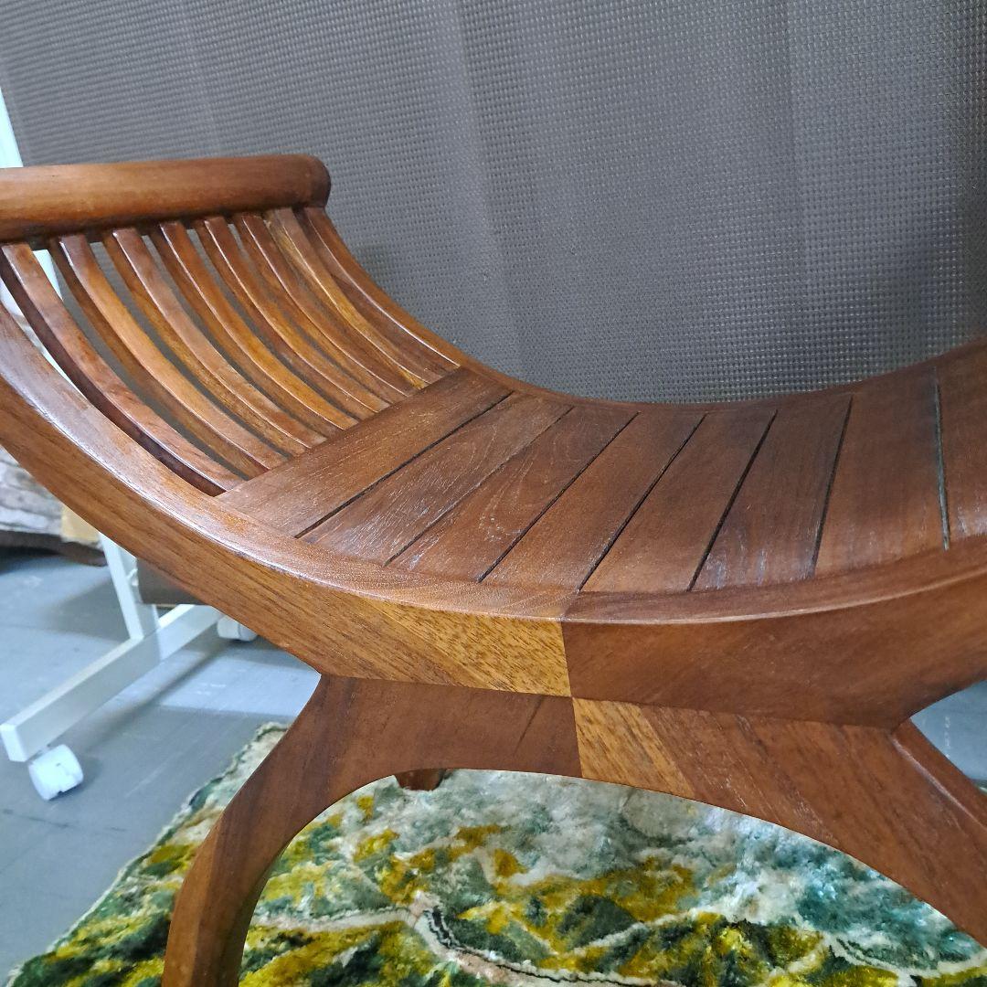 ♡クラブチェアー♡木製曲線スツール