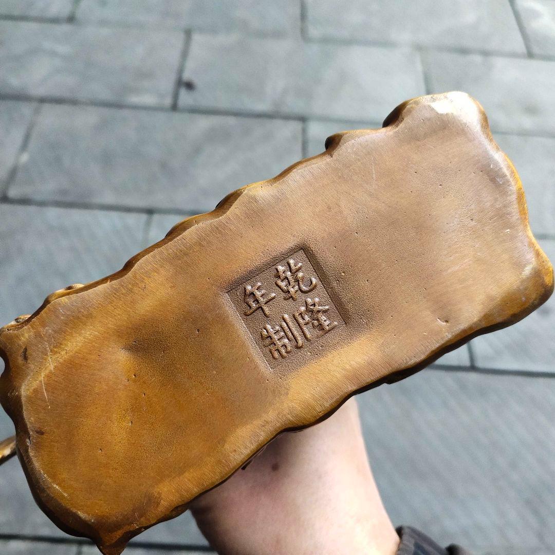 銅器 順風満帆 龍頭帆船 置物 書道具 文房具 装飾品 現代工芸品 美術品