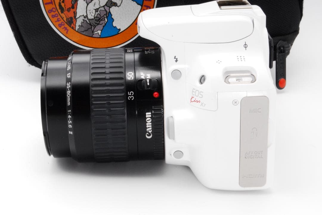 ❤️美品希少⭐️キャノン　Kiss X7 ダブルレンズ　初心者/ホワイト☘️スマホ転送