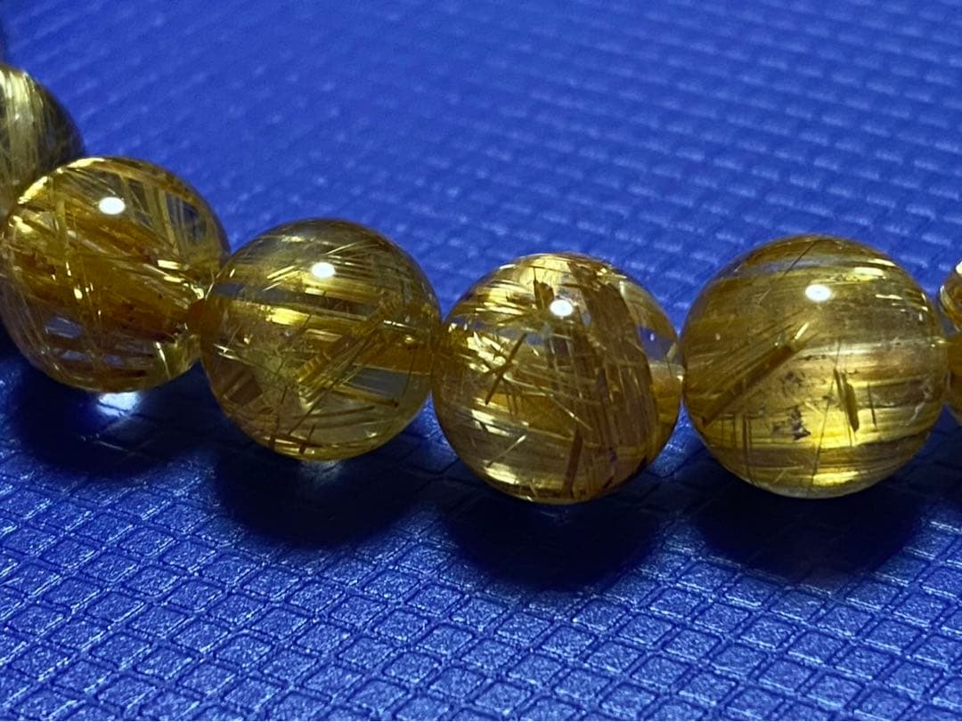 ohana smile⭐︎♡ＡＡＡＡＡ+ゴールドタイチンルチルブレスレット