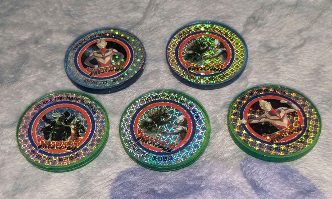 超希少 ウルトラマンティガ スクラッチバトル未使用　専用付