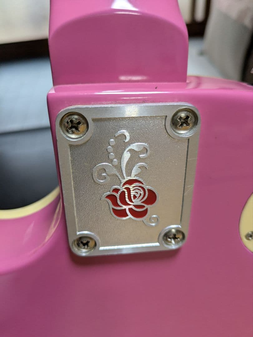 ジプシーローズ　ピンク レスポール　 エレキギター　ラメ入り　激レアギター