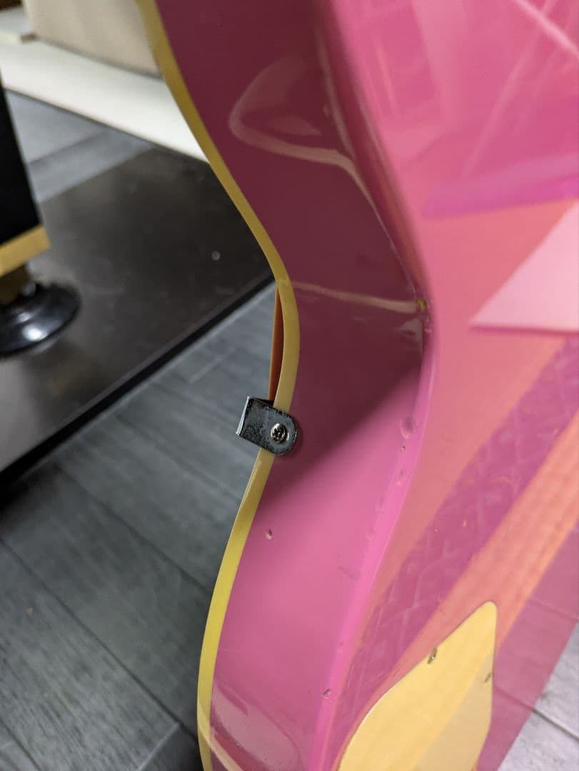 ジプシーローズ　ピンク レスポール　 エレキギター　ラメ入り　激レアギター