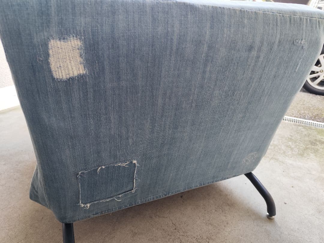 ​【送料込み】ジャーナルスタンダードロデチェア 1Pデニム ソファ【定価7万円】