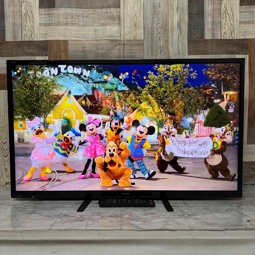 即日受渡❣️全国送料込シャープ 40型テレビ AQUOS 裏録画対応2画面表示
