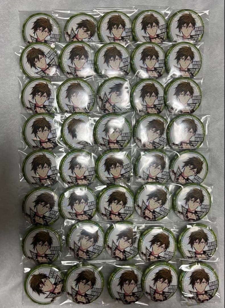 アイナナ アイドリッシュセブン 二階堂大和 缶バッジ BW ブラホワ