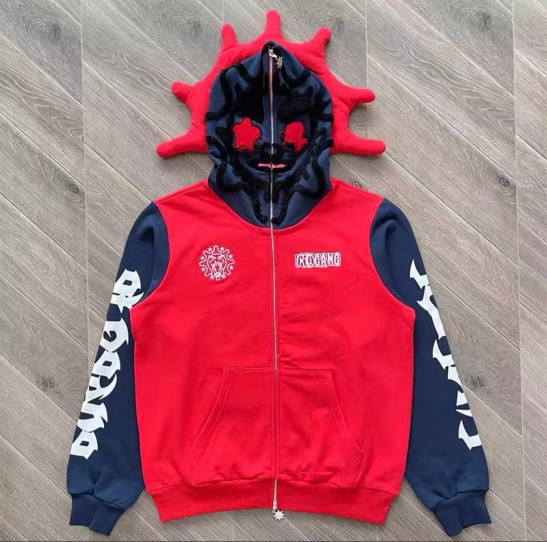 Glo gang グローギャング　ジップパーカー　赤 並行輸入品