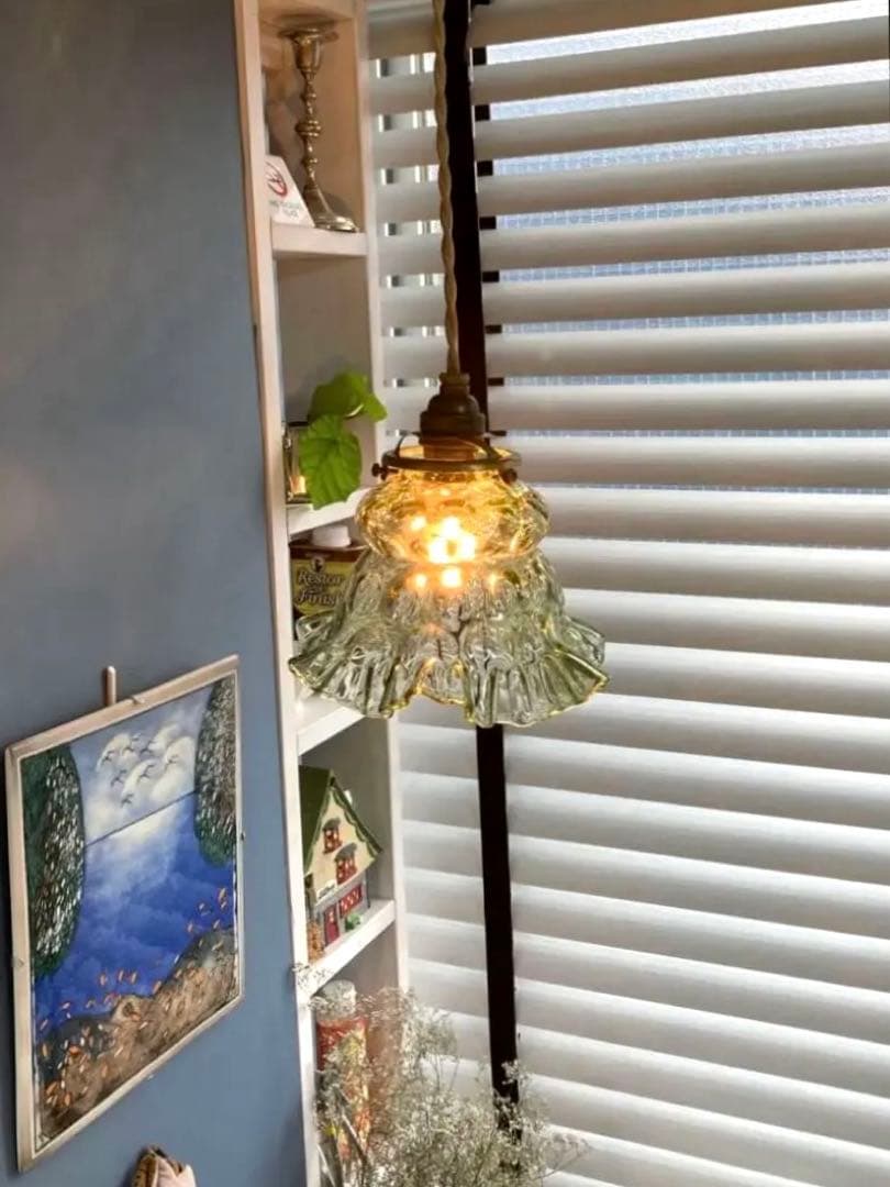 （NIKI⭐︎）　フェントン　1930年　ランプシェード　オパールセント