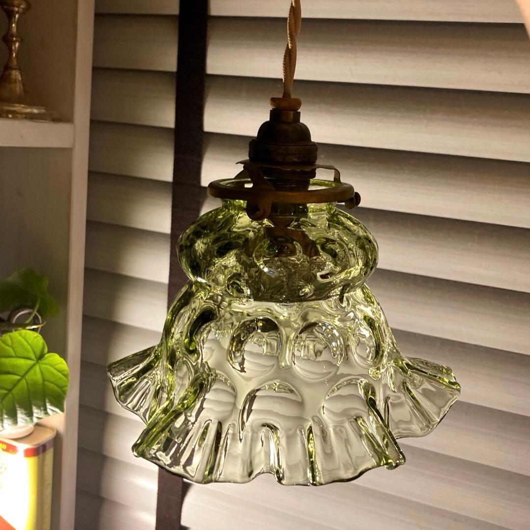 （NIKI⭐︎）　フェントン　1930年　ランプシェード　オパールセント