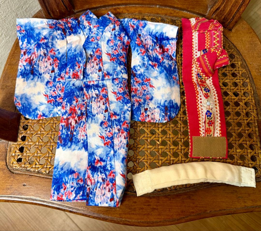 お値下げ 青い着物姿のタミーちゃん 30cm 美品