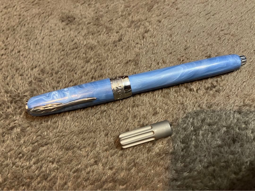 ピナイダー　pineider 万年筆 14k フルメタルジャケット フレックス