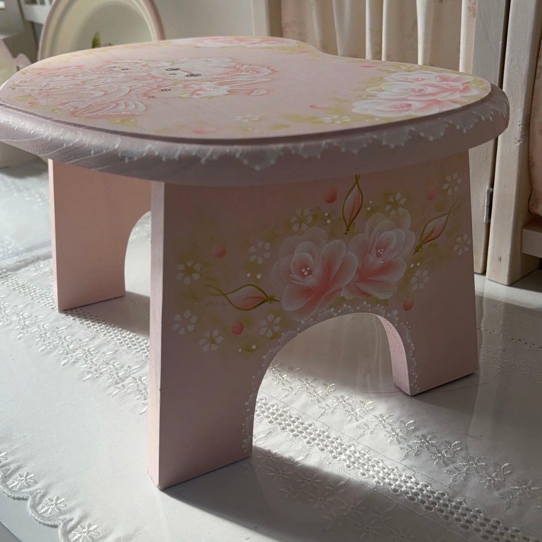 ♡みかりん様♡トールペイント♡バニーのスツール台♡ハンガー♡