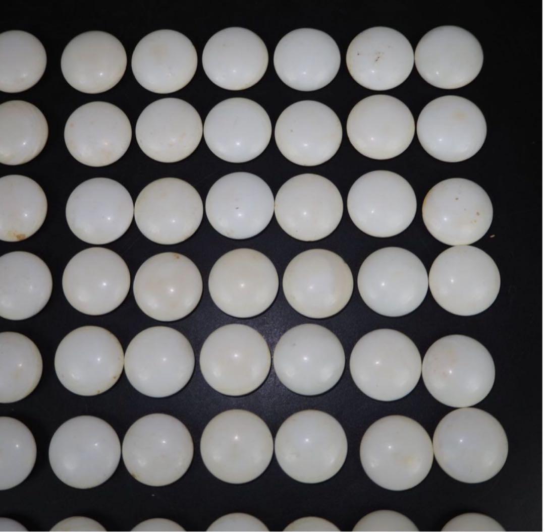 送料無料　日向特産　日向スワブデ蛤碁石31号・碁笥セット　旧家蔵出