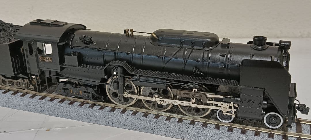 HOゲージ カツミ Ｃ62蒸気機関車、カンモーター、メンテナンス済