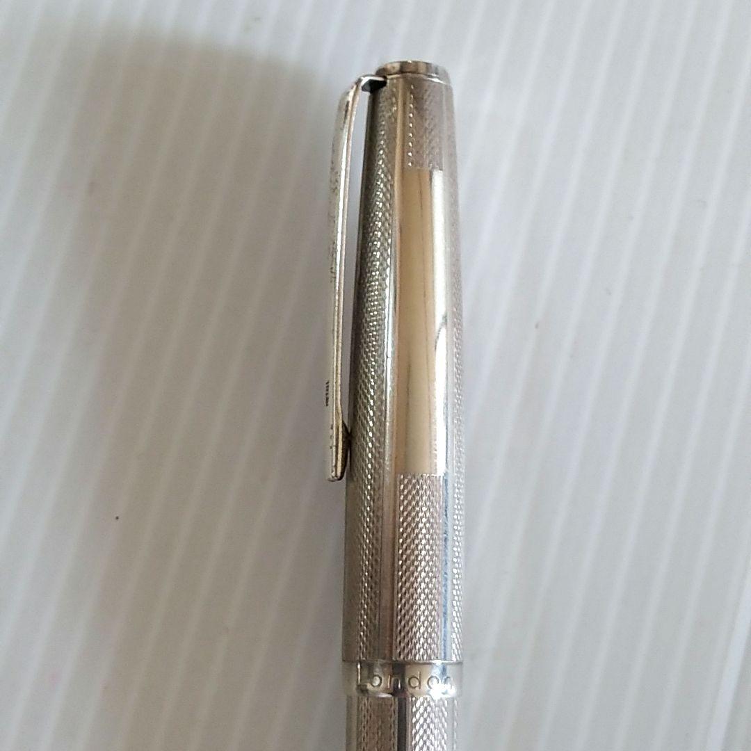 【純銀製】英国ASPREY社　万年筆　585-14K