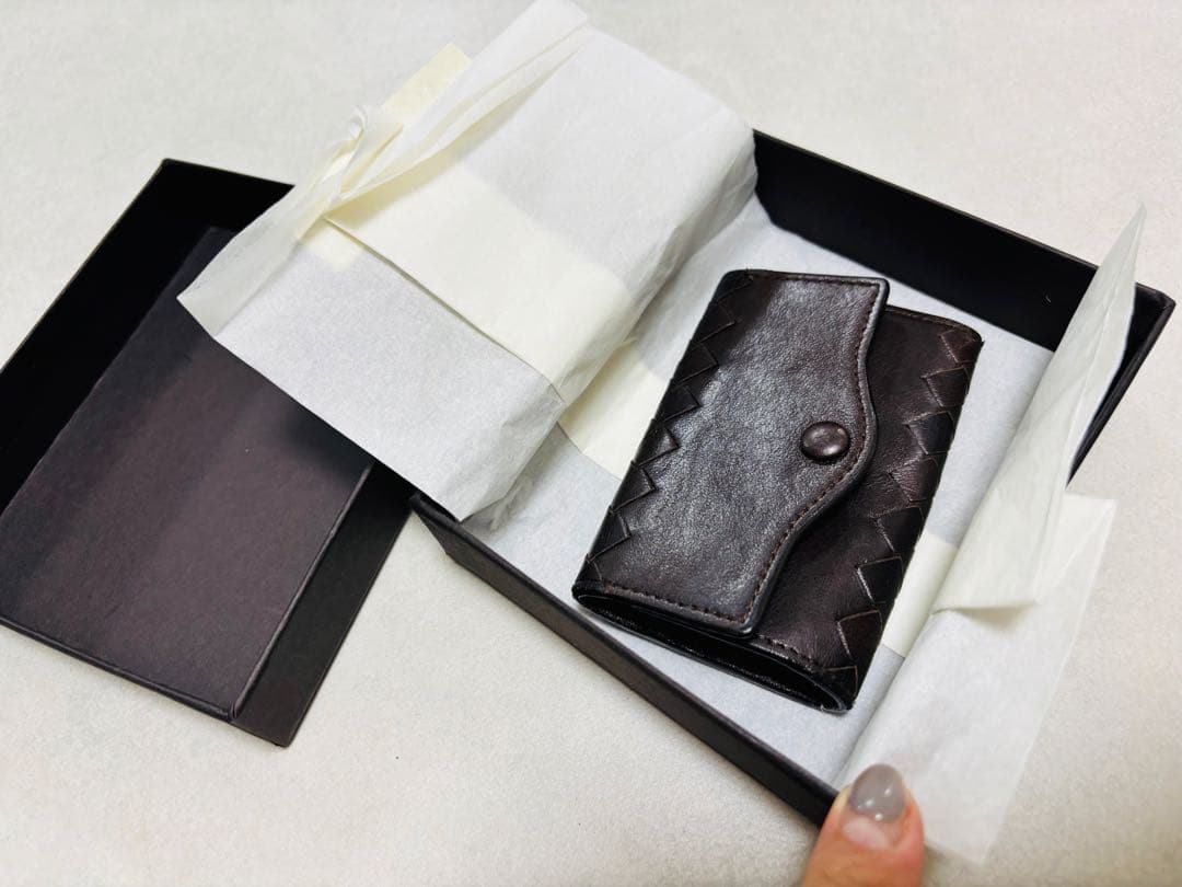 BOTTEGA VENETA ブラウンキーケース　美品