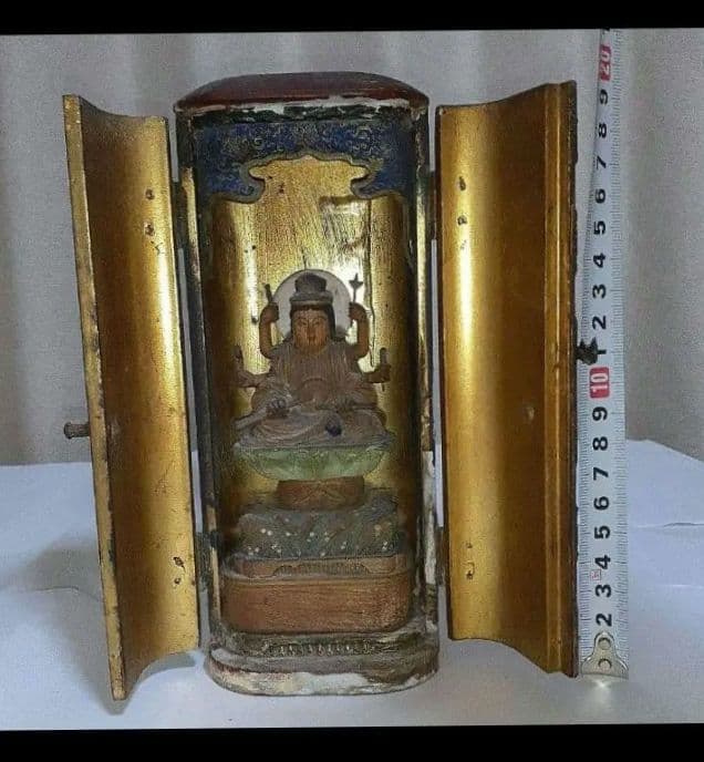 レア　厳島大弁財天御本尊大願寺　仏像　厨子