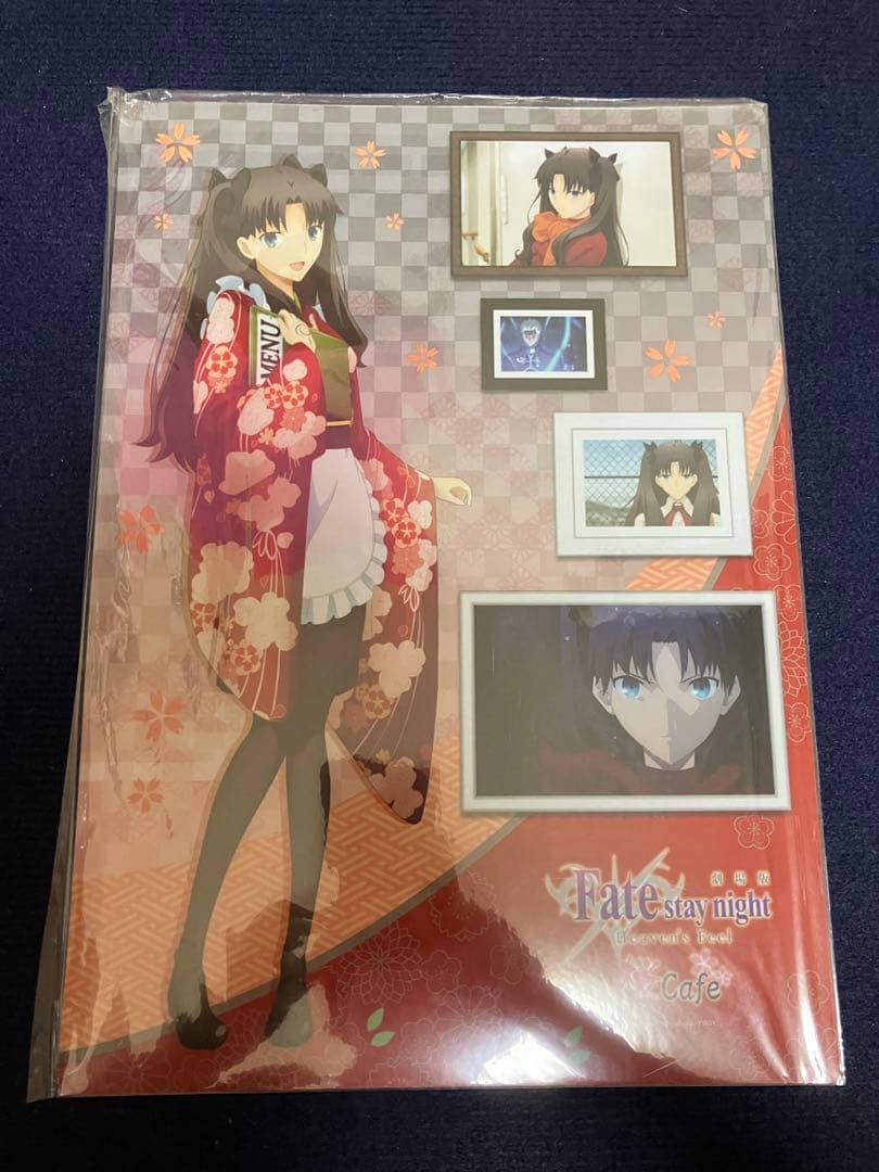 【イベント限定品 非売品】Fate 桜cafe 遠坂凛 A3 クリアポスター