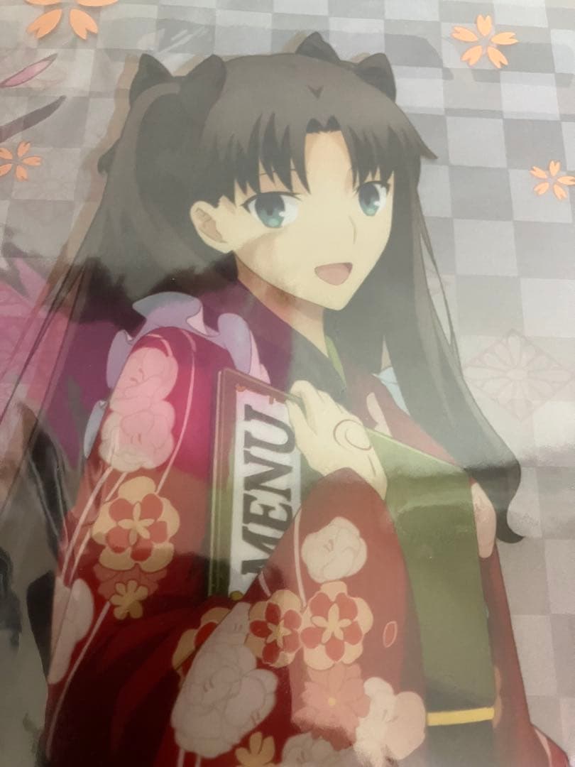 【イベント限定品 非売品】Fate 桜cafe 遠坂凛 A3 クリアポスター